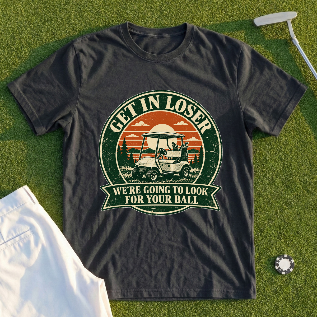 Get In Loser Park Badge Tee