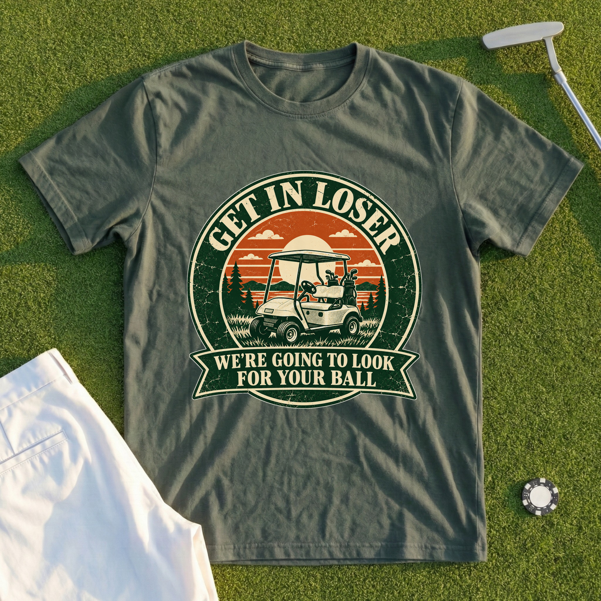 Get In Loser Park Badge Tee