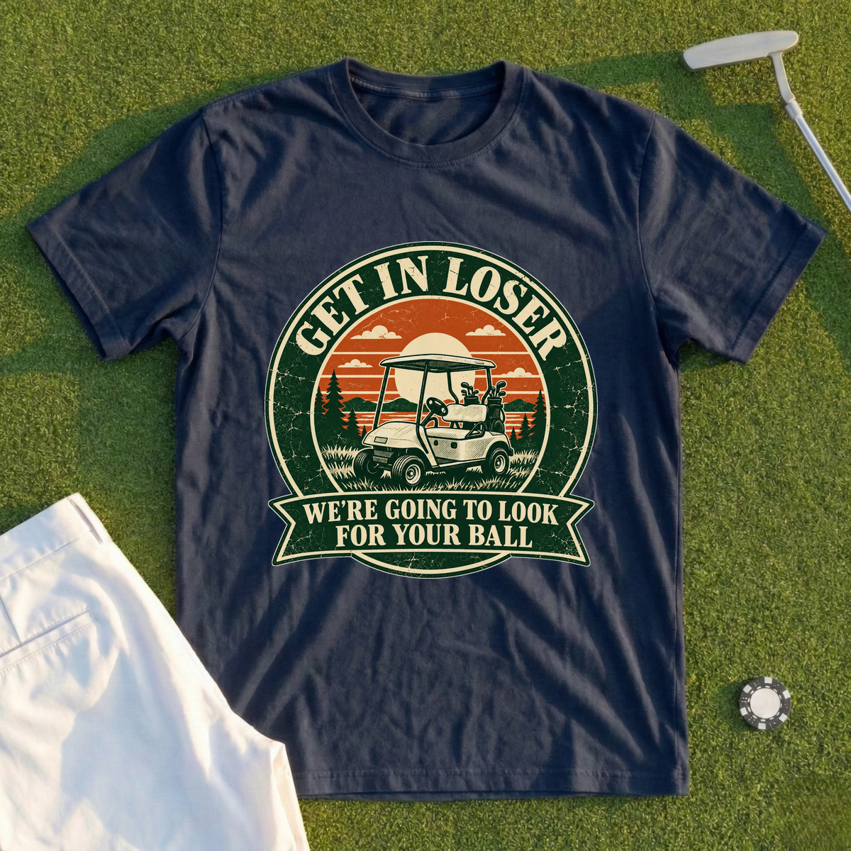 Get In Loser Park Badge Tee