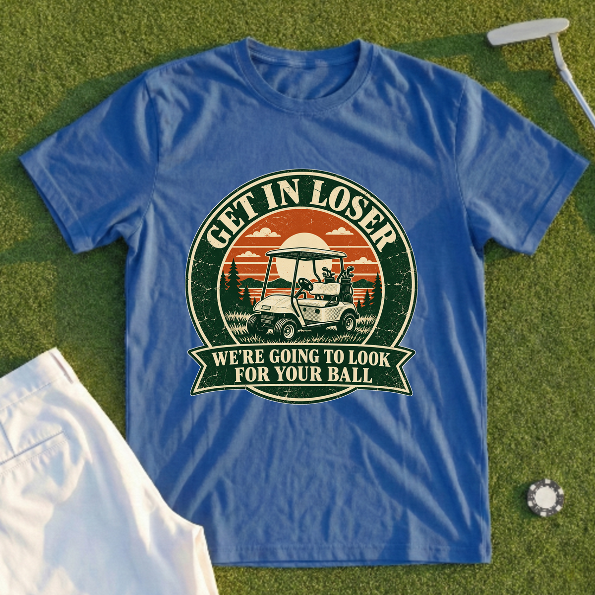 Get In Loser Park Badge Tee