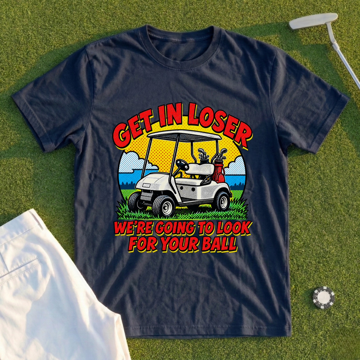 Get In Loser Pop Art Tee