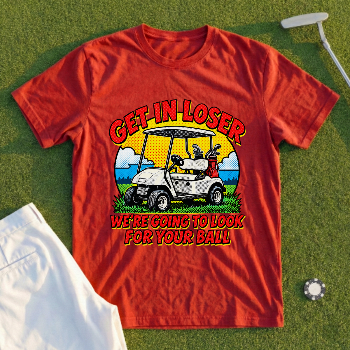 Get In Loser Pop Art Tee
