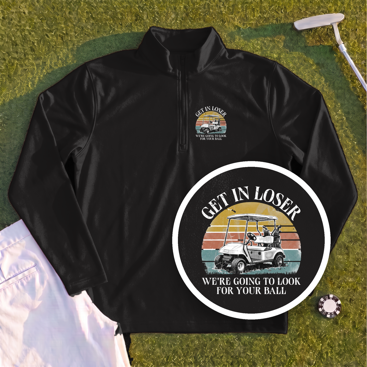 Get In Loser Quarter Zip