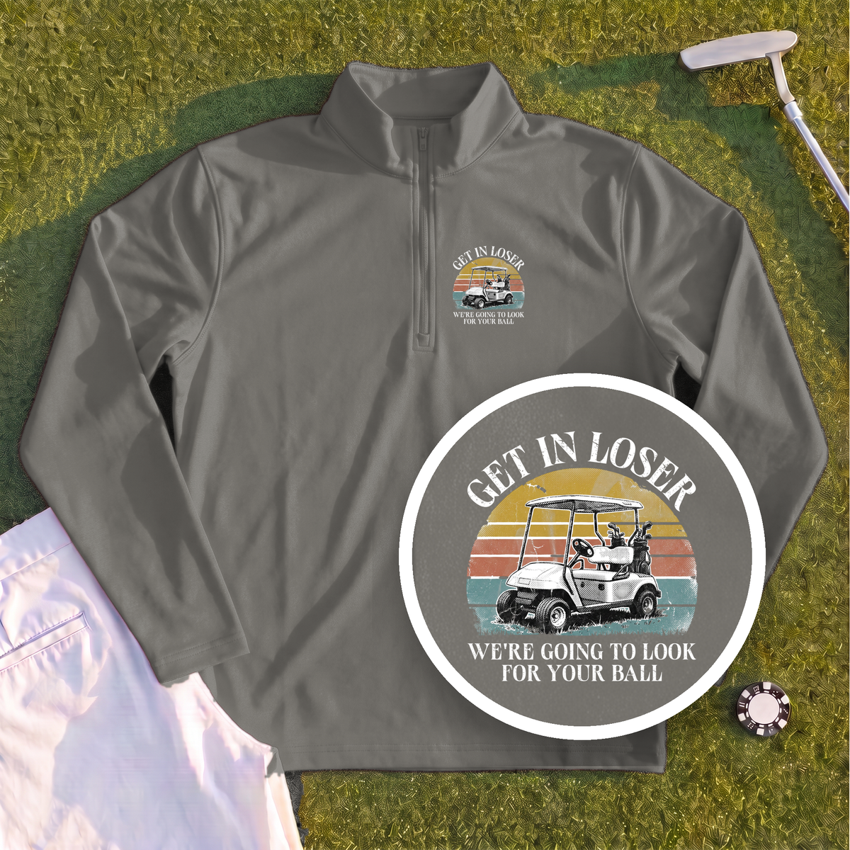 Get In Loser Quarter Zip