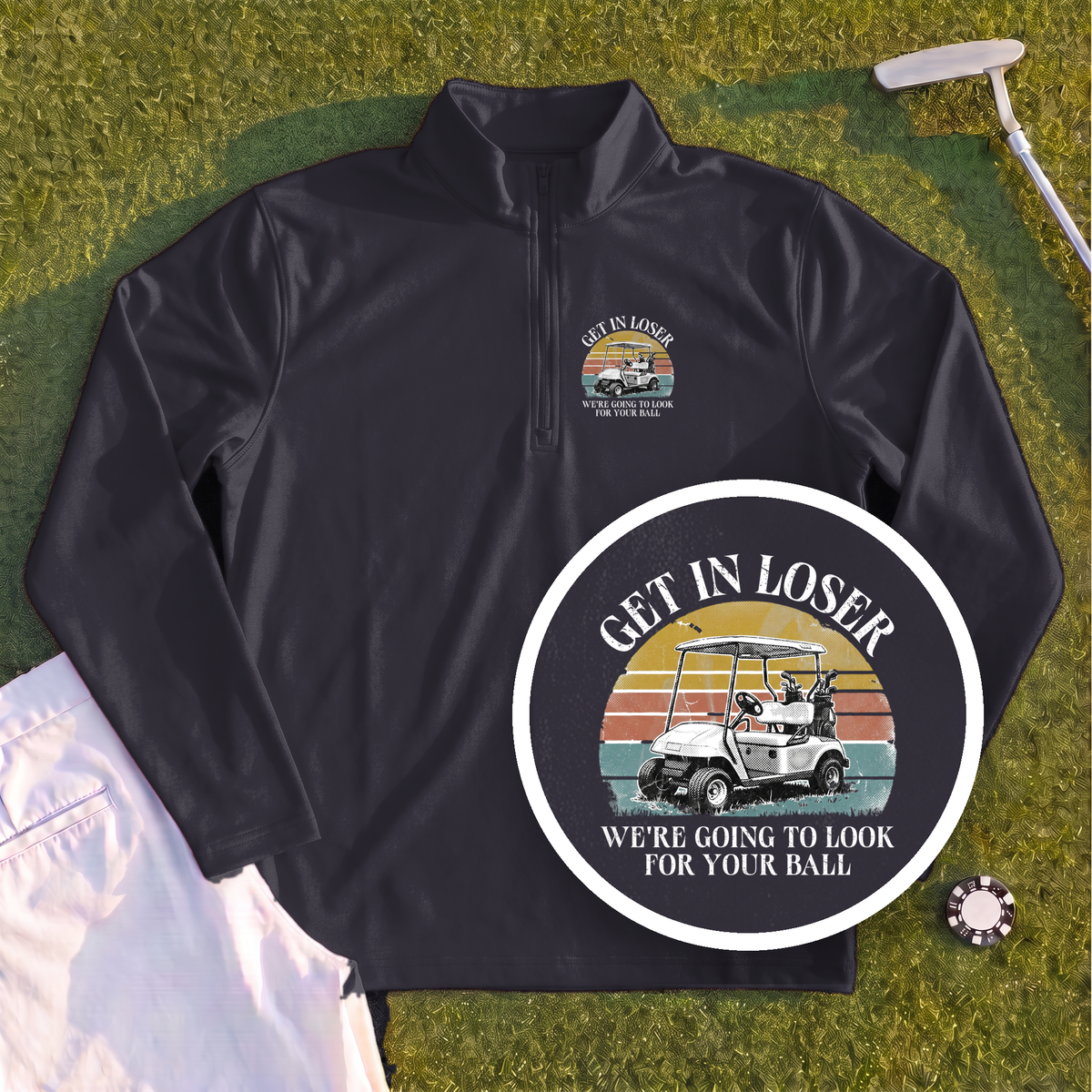 Get In Loser Quarter Zip