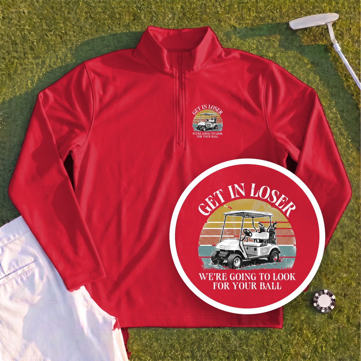 Get In Loser Quarter Zip