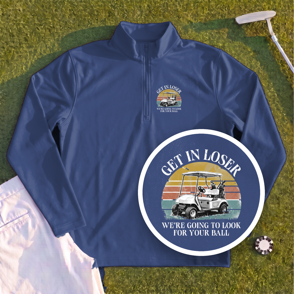 Get In Loser Quarter Zip