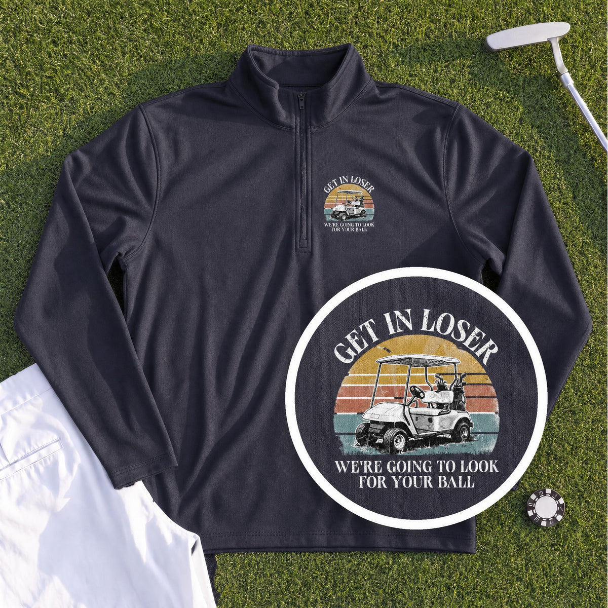 Get In Loser Quarter Zip