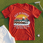 Get In Loser Reindeer Sleigh Tee