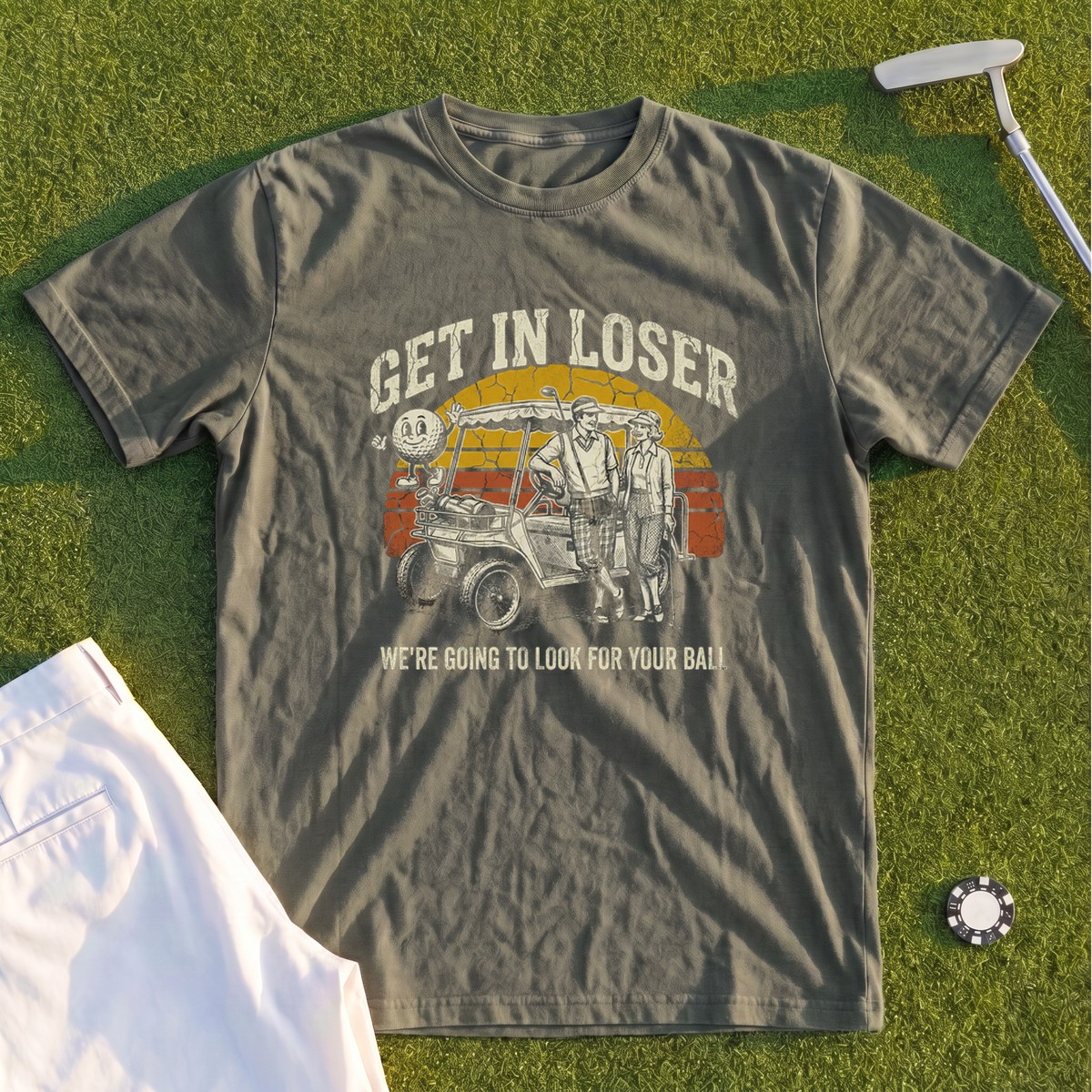 Get In Loser Retro Premium Tee