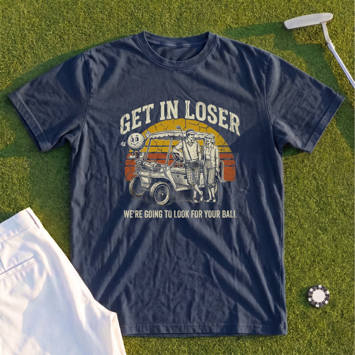 Get In Loser Retro Premium Tee