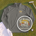 Get In Loser Retro Quarter Zip