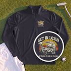 Get In Loser Retro Quarter Zip