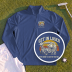 Get In Loser Retro Quarter Zip