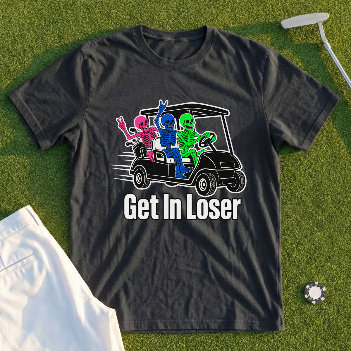 Get In Loser Skeleton Crew Tee
