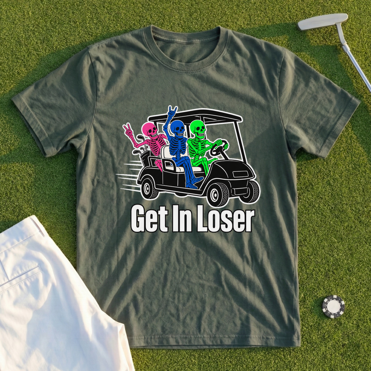 Get In Loser Skeleton Crew Tee