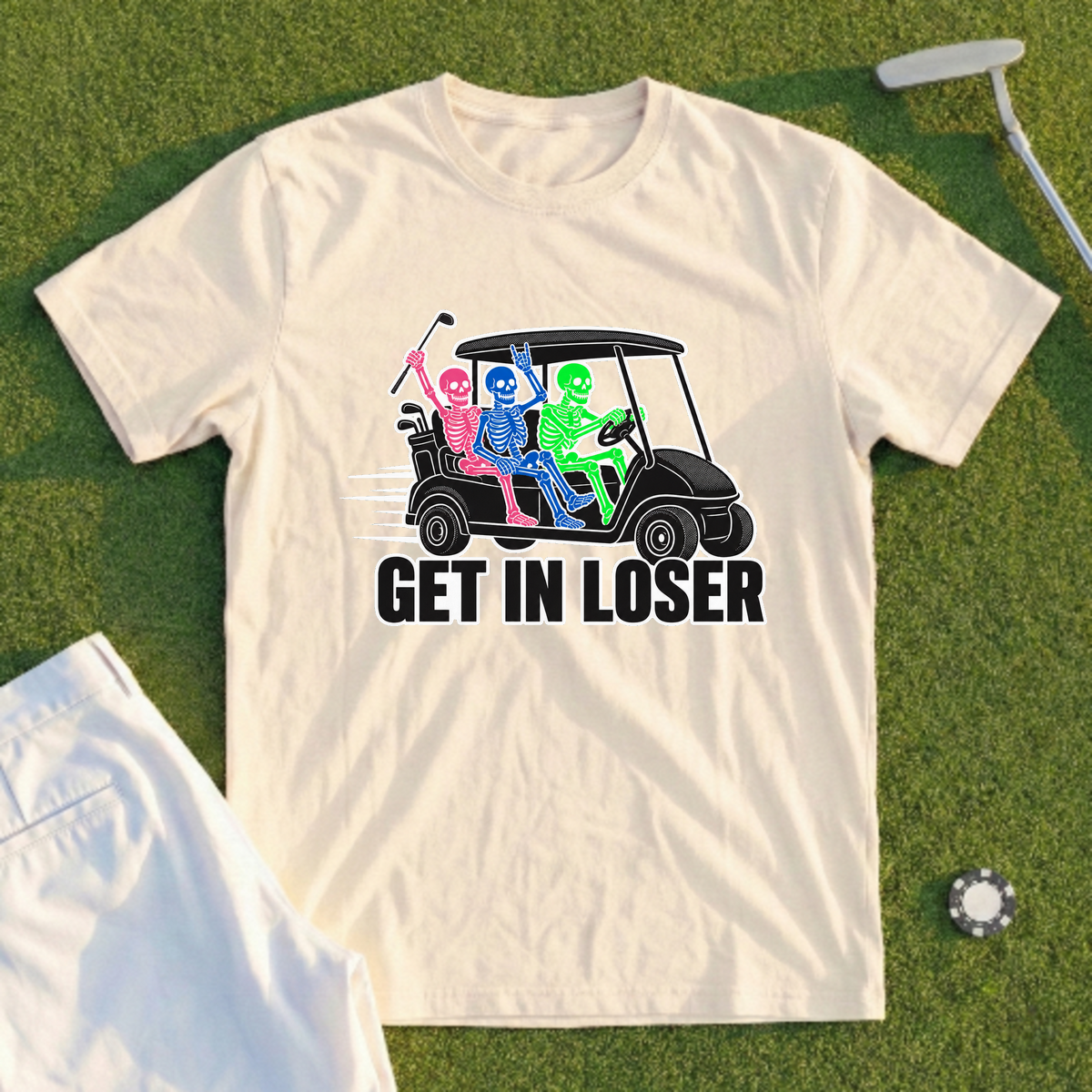 Get In Loser Skeleton Crew Tee