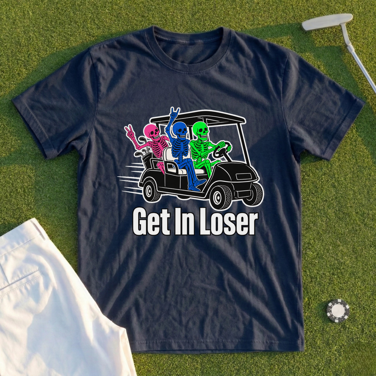 Get In Loser Skeleton Crew Tee