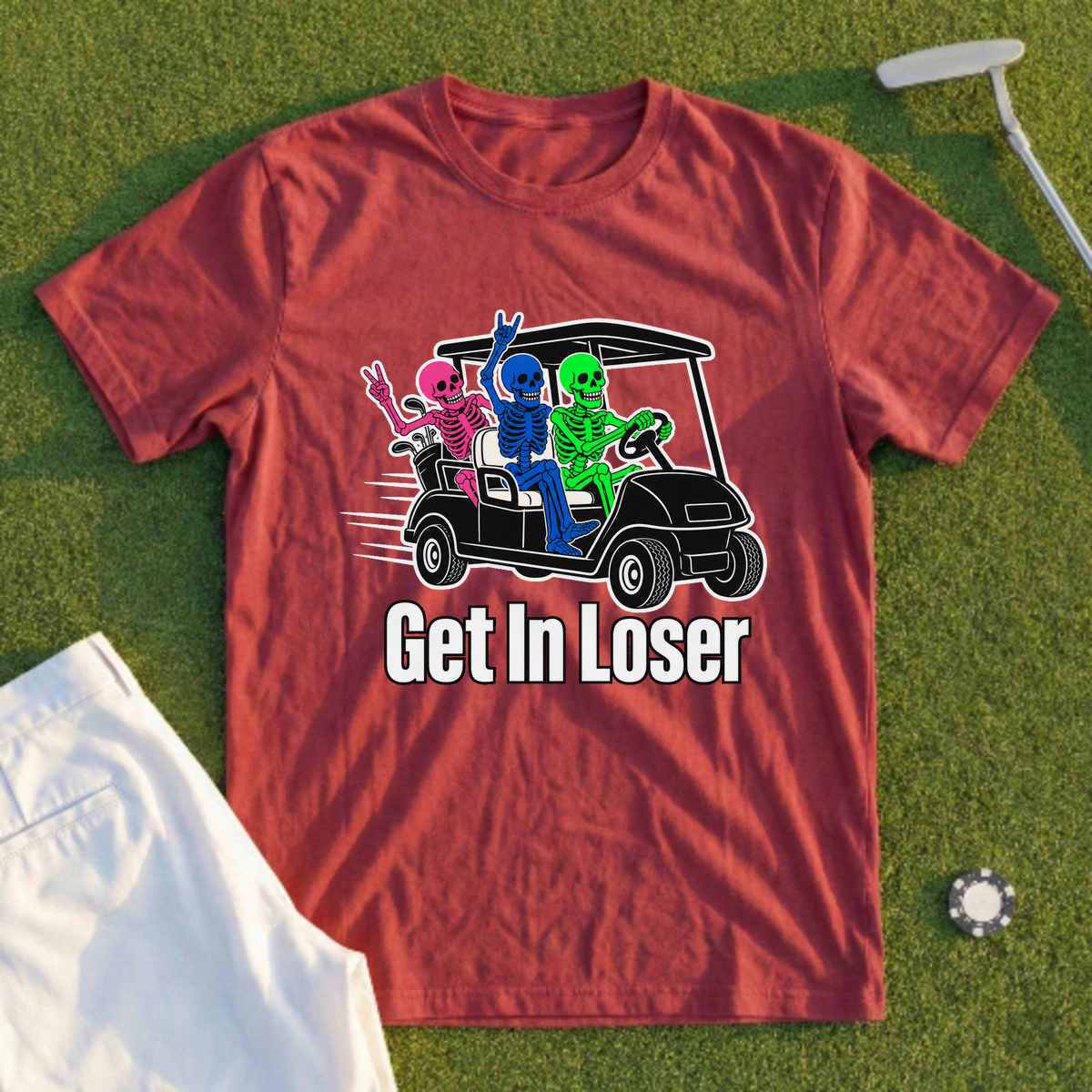 Get In Loser Skeleton Crew Tee
