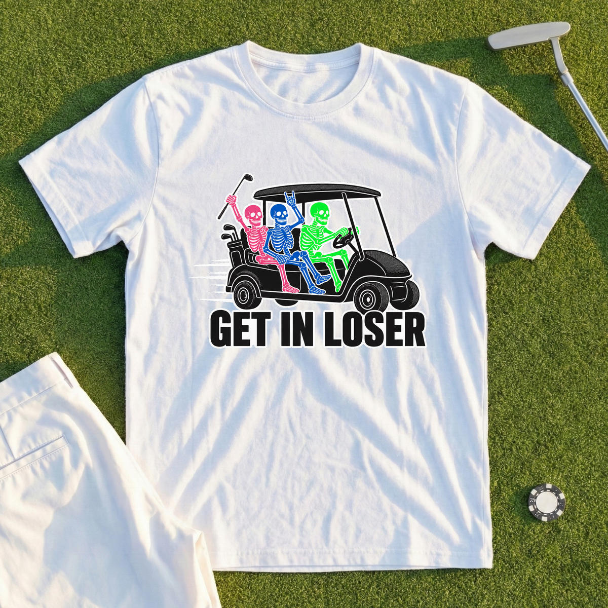 Get In Loser Skeleton Crew Tee