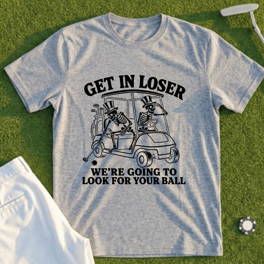 Get In Loser Skeletons Tee