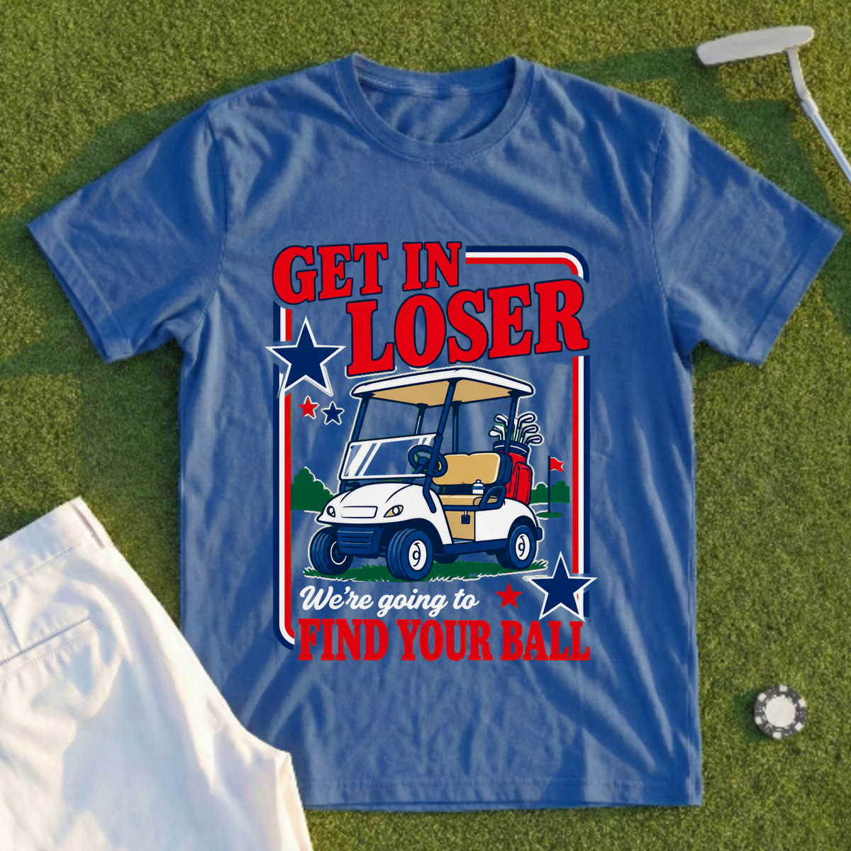Get In Loser Stars And Stripes Tee