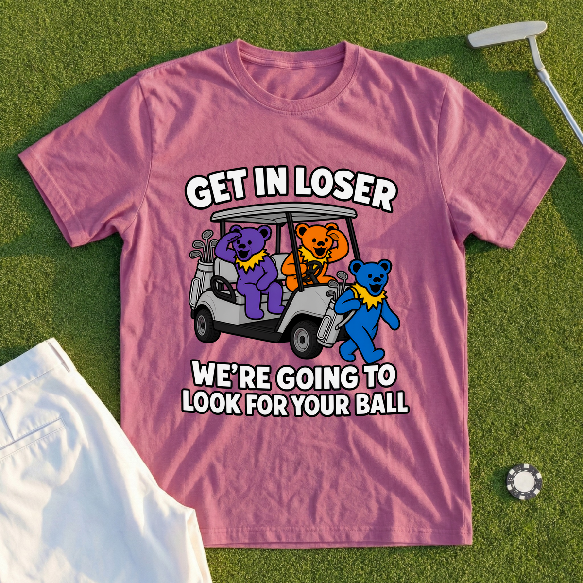 Get In Loser Three Bears Tee