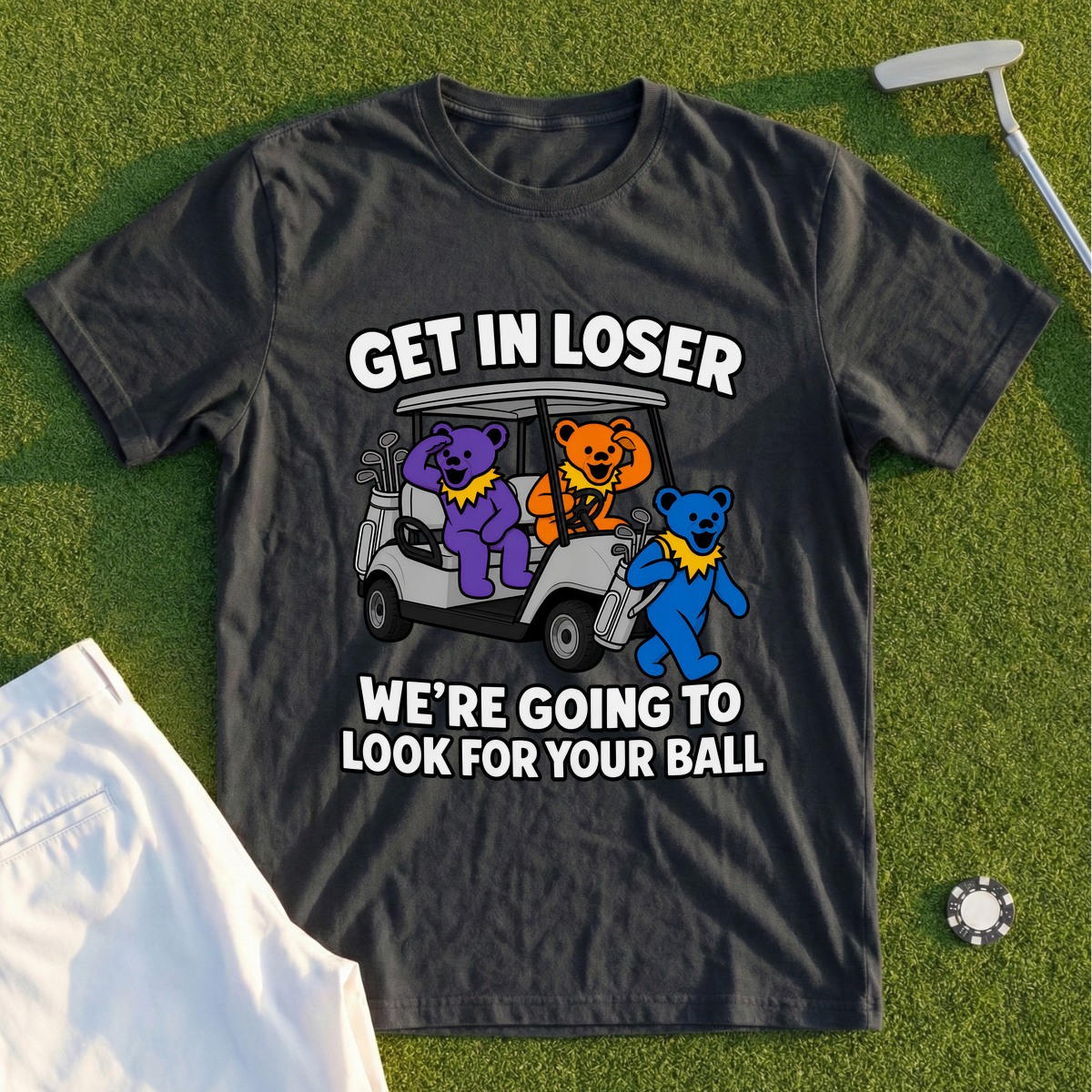 Get In Loser Three Bears Tee