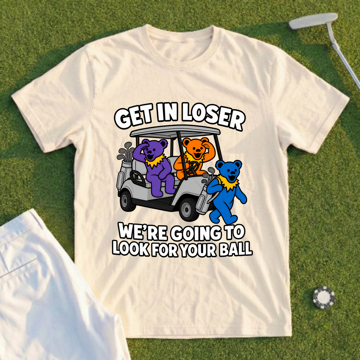 Get In Loser Three Bears Tee