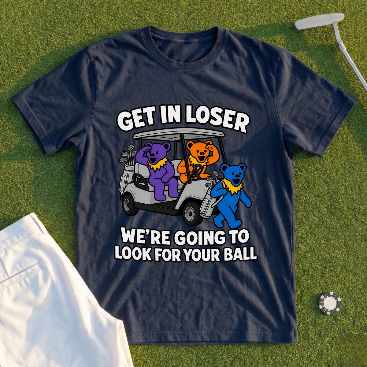 Get In Loser Three Bears Tee