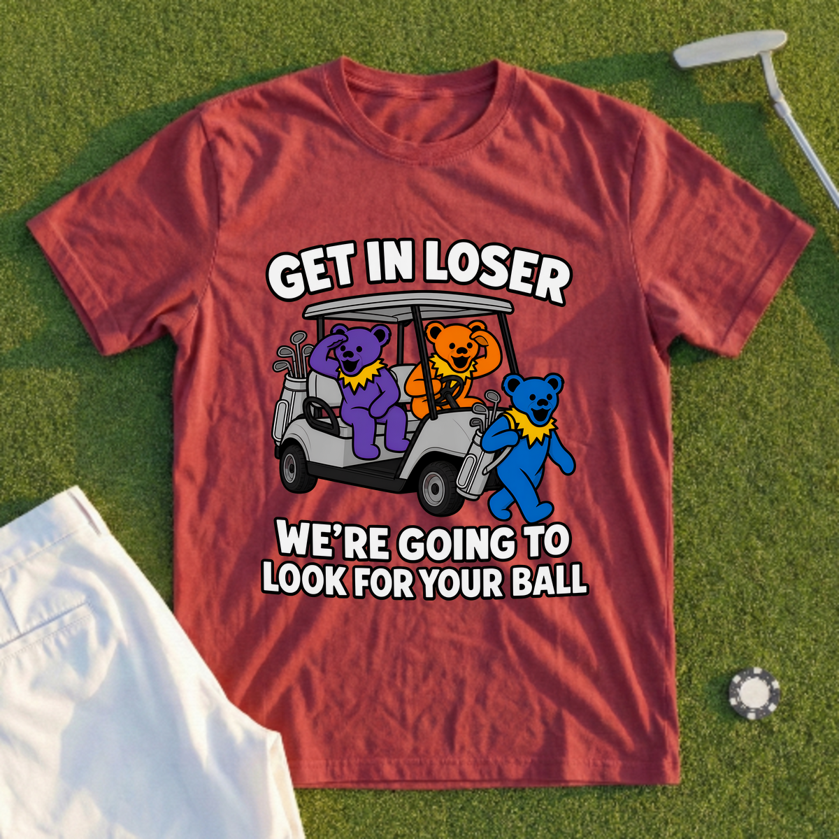 Get In Loser Three Bears Tee