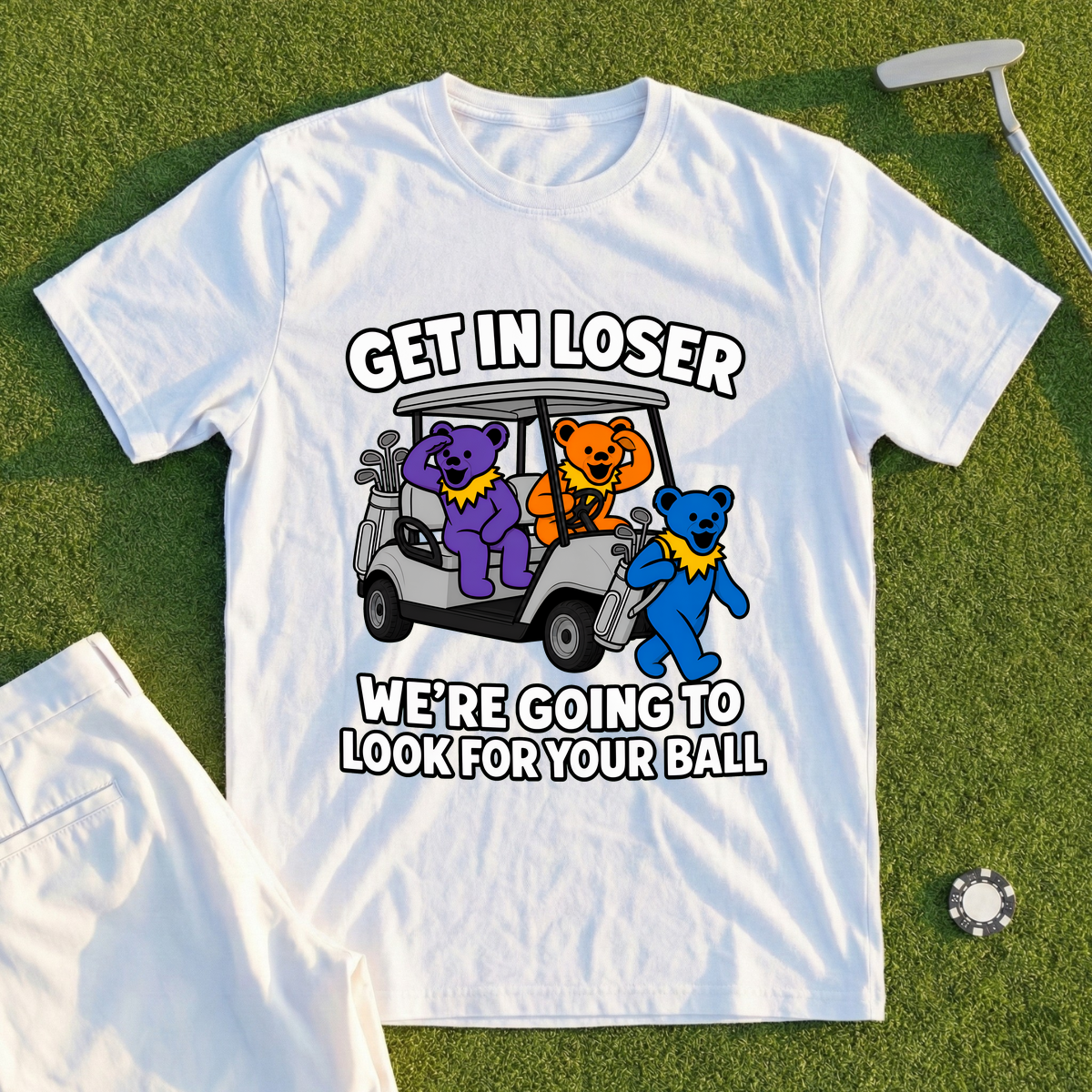 Get In Loser Three Bears Tee