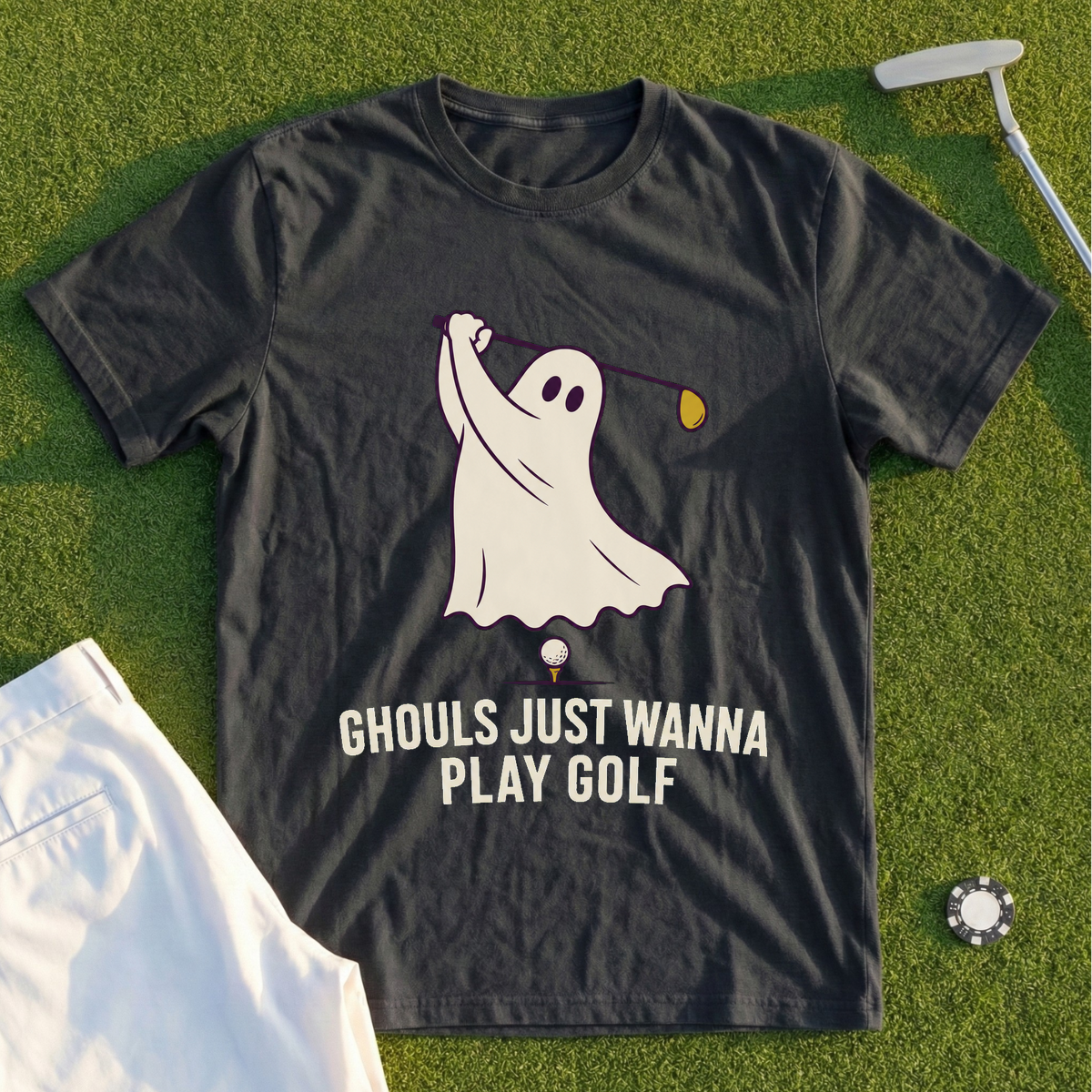 Ghouls Just Wanna Play Golf Tee