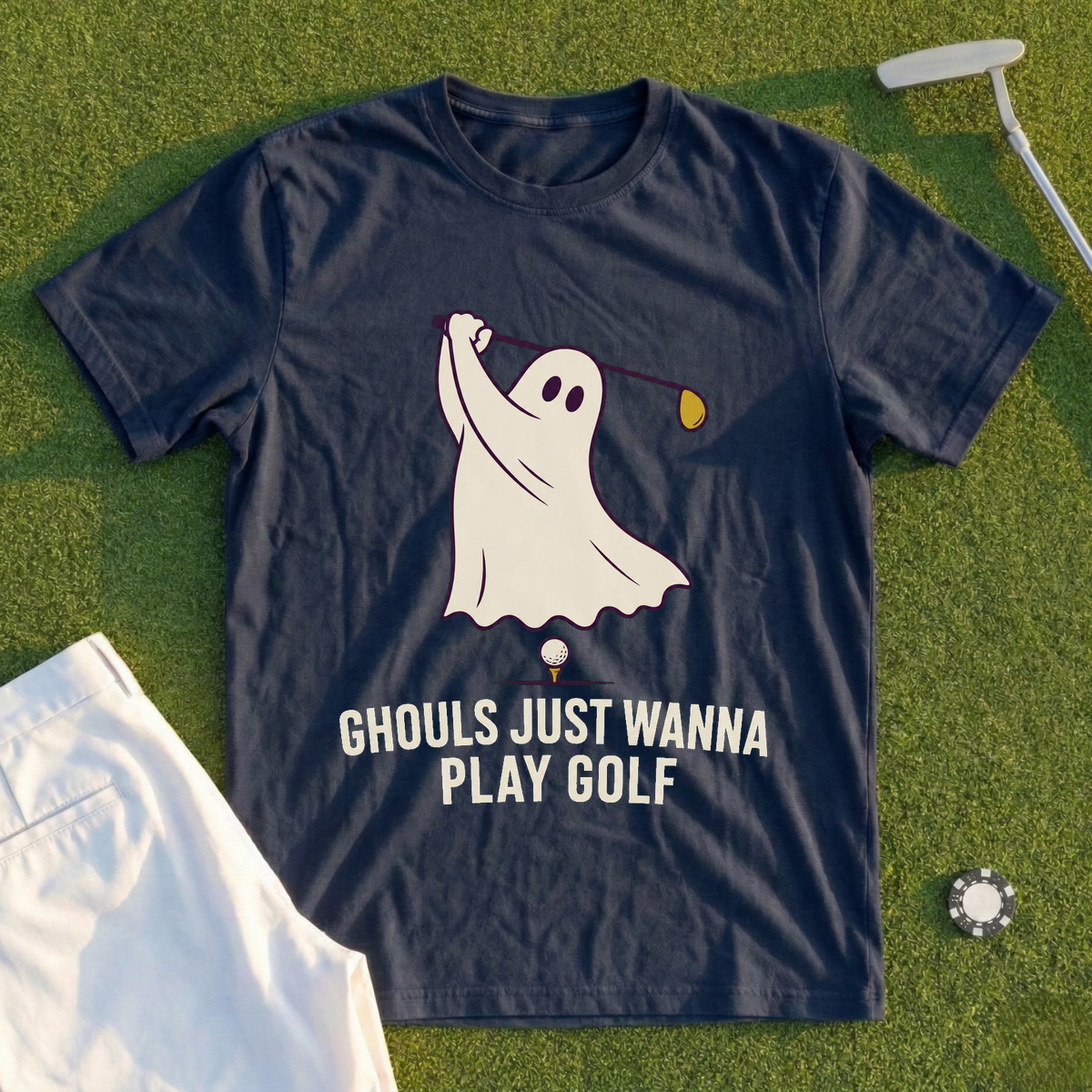 Ghouls Just Wanna Play Golf Tee