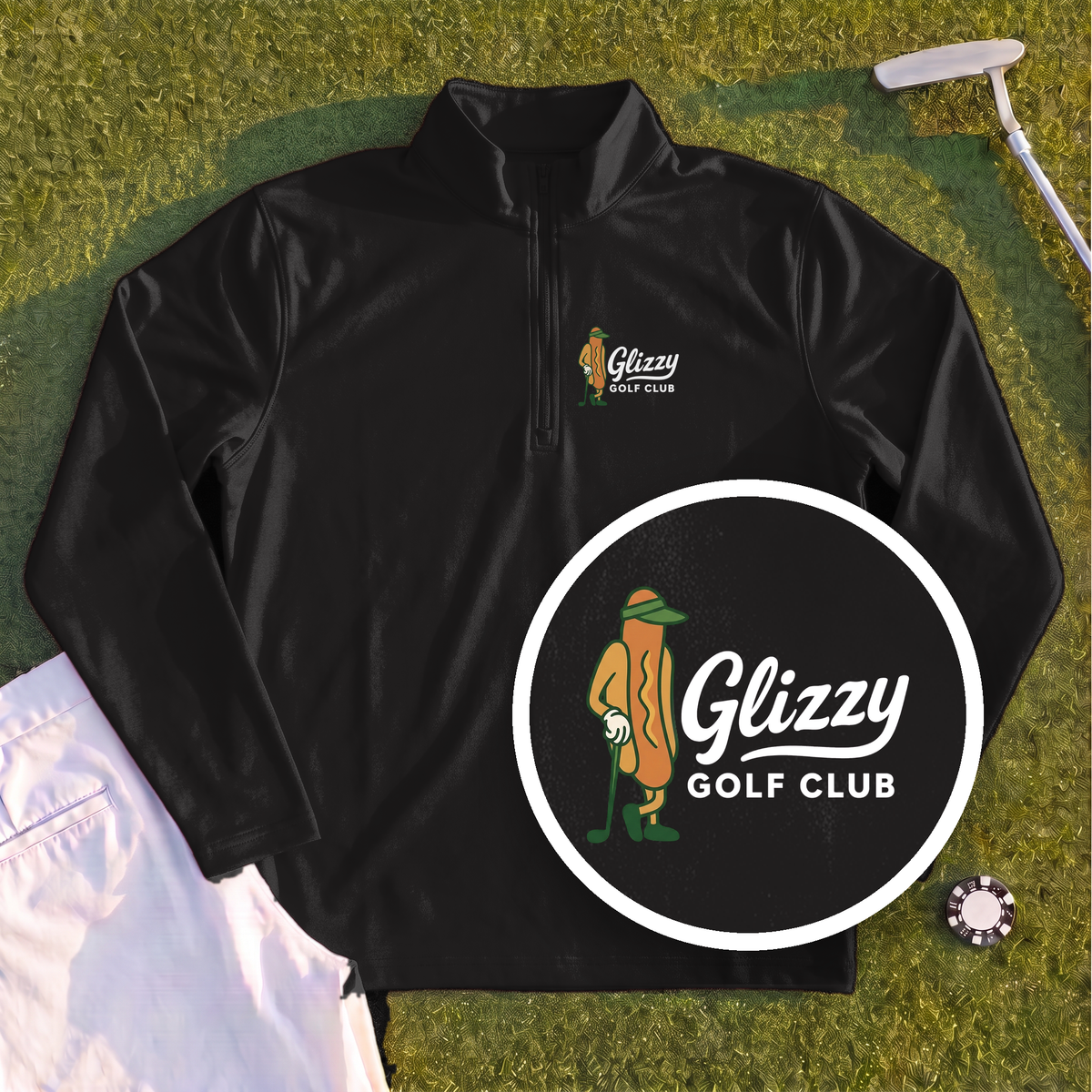 Glizzy Golf Club Quarter Zip