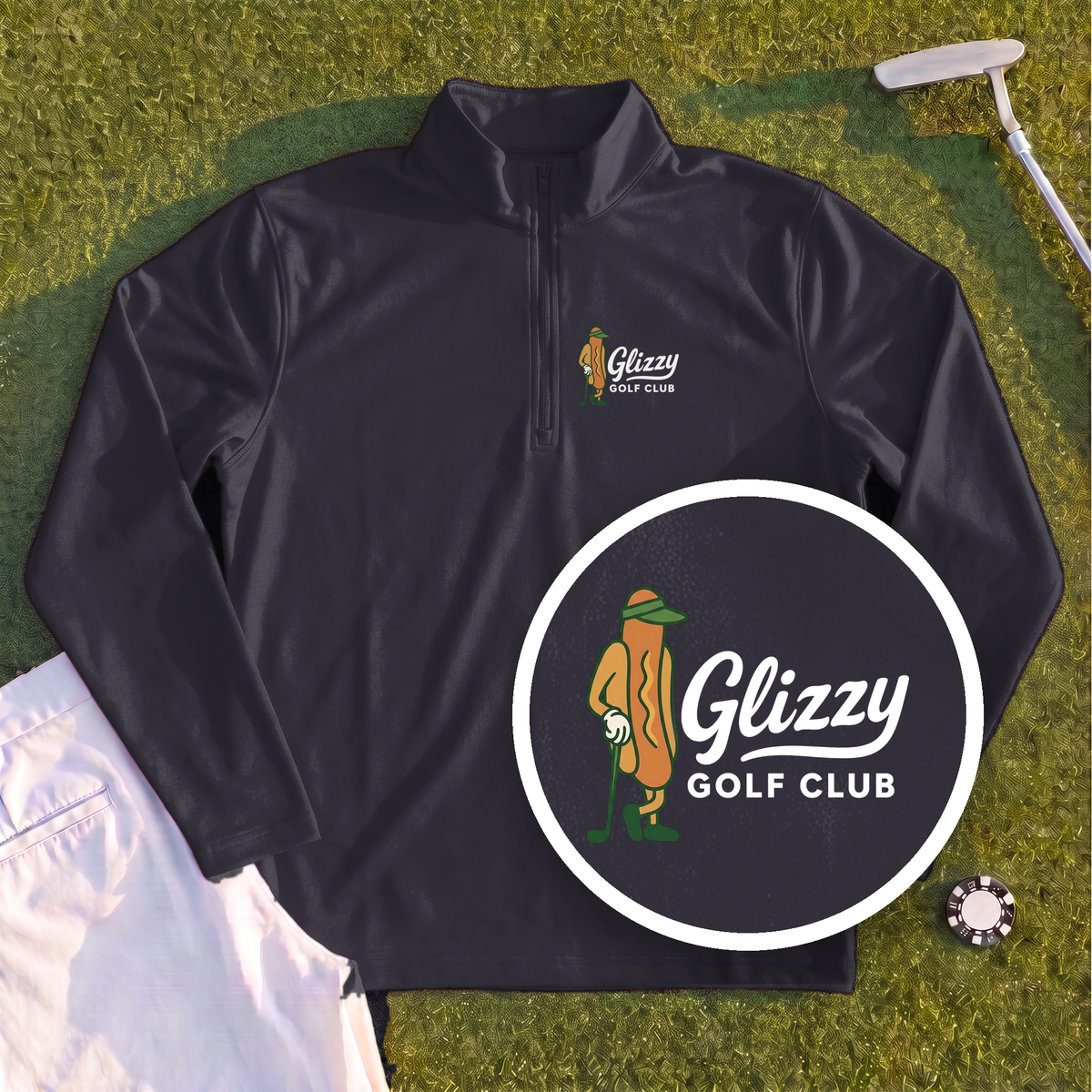 Glizzy Golf Club Quarter Zip