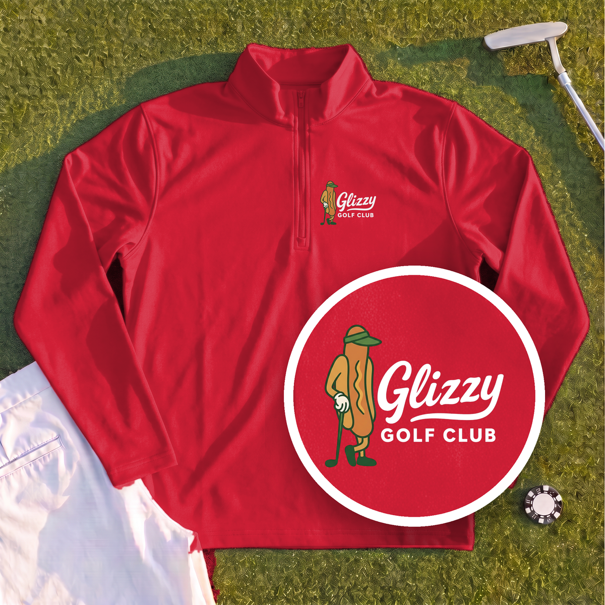 Glizzy Golf Club Quarter Zip