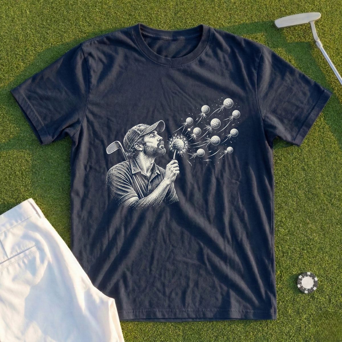Golf Ball Dandelion Tee