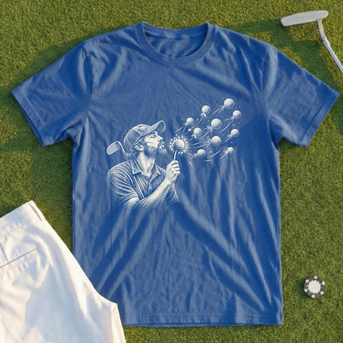 Golf Ball Dandelion Tee