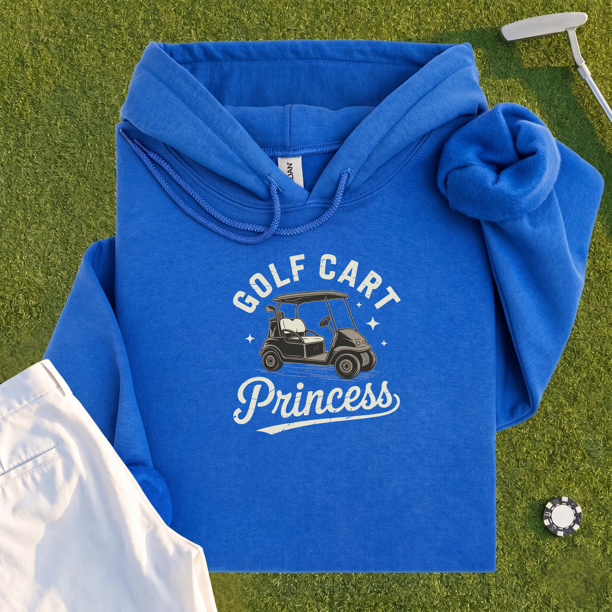 Golf Cart Princess Hoodie