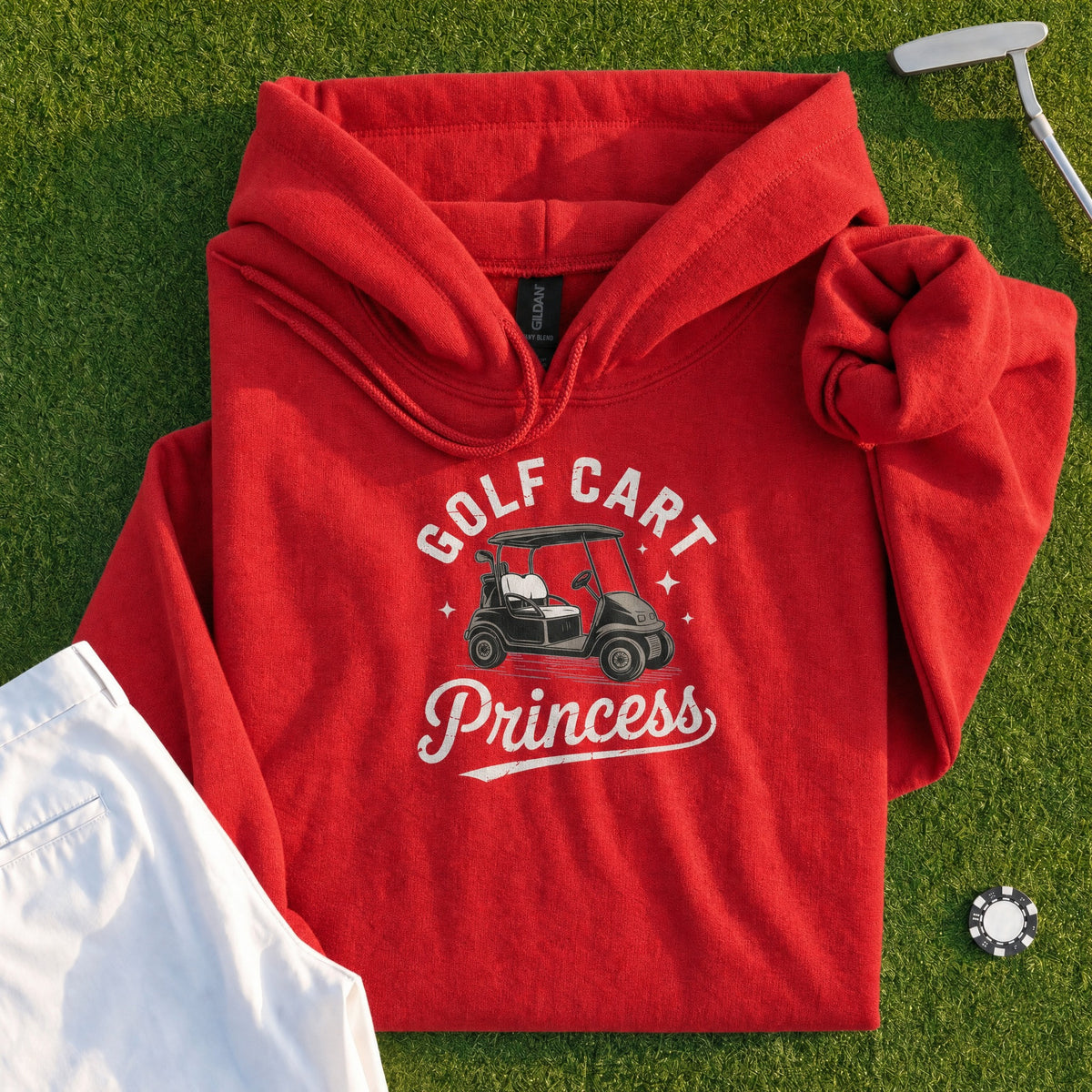 Golf Cart Princess Hoodie