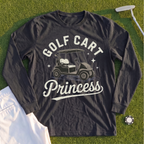Golf Cart Princess Long Sleeve Tee