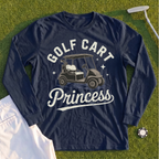 Golf Cart Princess Long Sleeve Tee