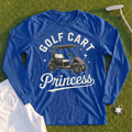 Golf Cart Princess Long Sleeve Tee