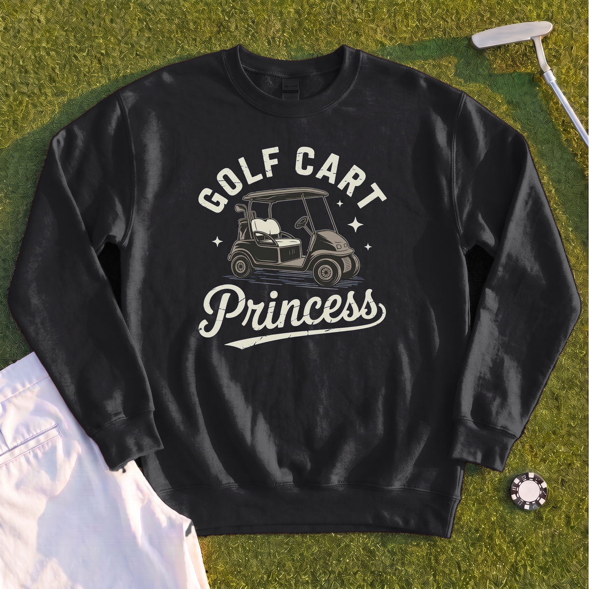 Golf Cart Princess Sweatshirt