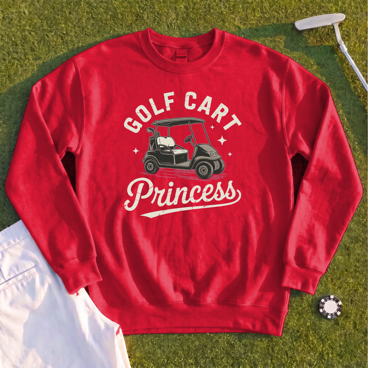 Golf Cart Princess Sweatshirt