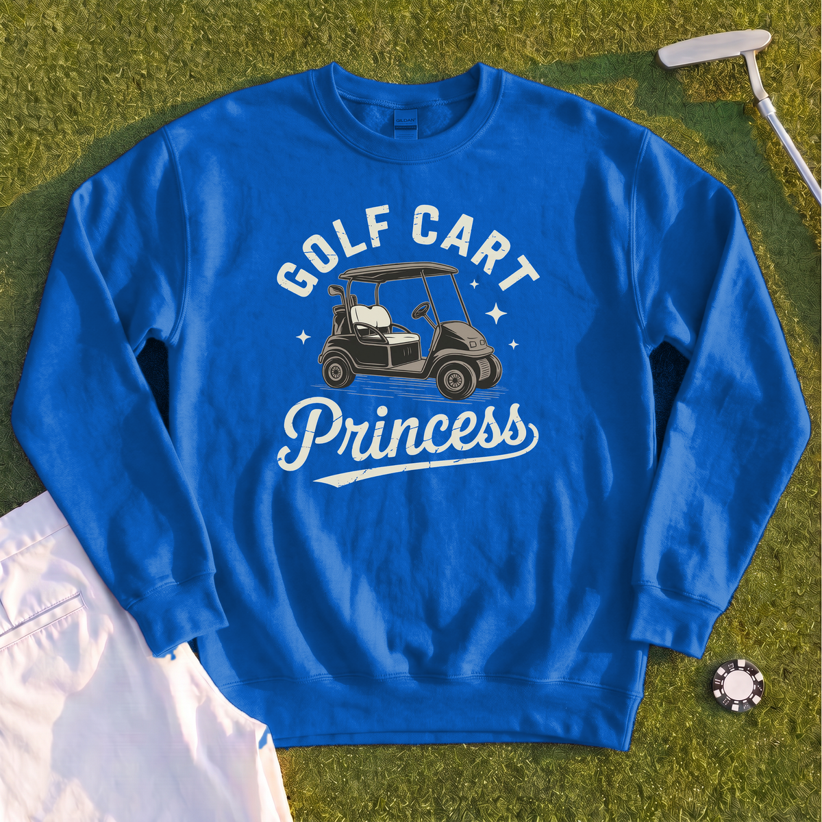Golf Cart Princess Sweatshirt