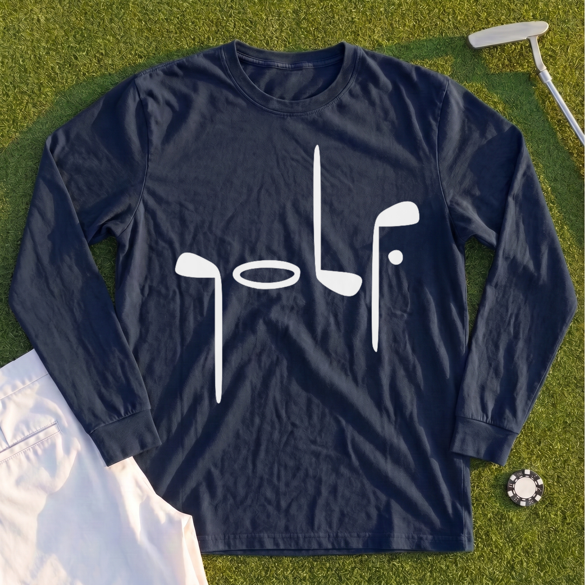 Golf Club Type Long Sleeve Tee