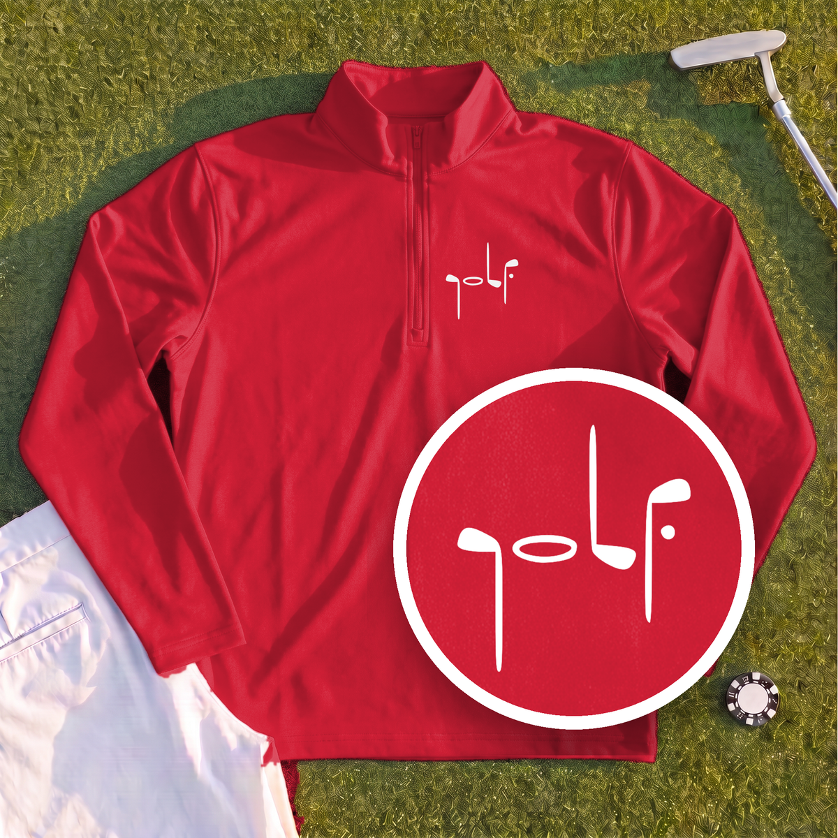 Golf Club Type Quarter Zip