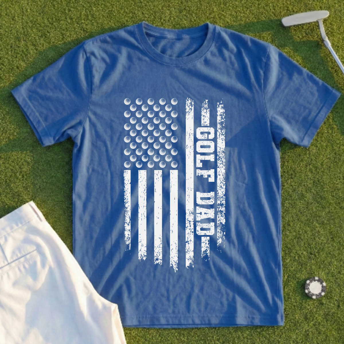 Golf Dad Flag Tee